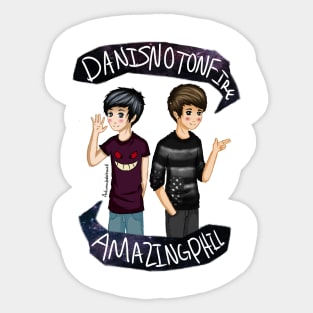 Dan and Phil Sticker